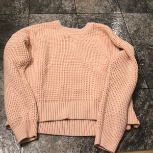 pink sweater